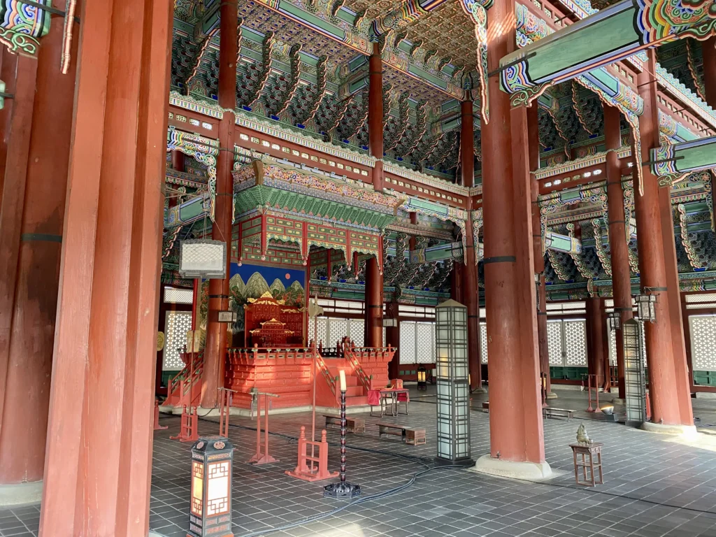 gyeongbokgung seoul interieur